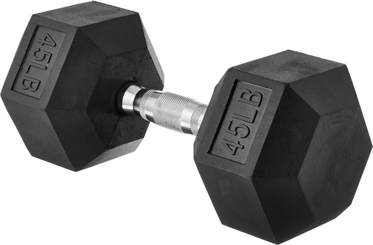 Rubber Encased Hex Dumbbell Hand Weight