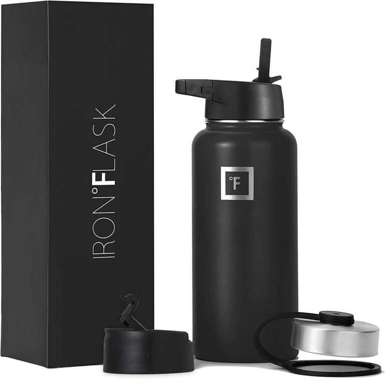 Sports Water Bottle, Leak Proof – Stainless Steel Gym & Sport Bottles for Men, Women & Kids – Double Walled, Insulated Thermos, Metal Canteen
